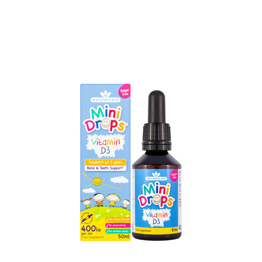 Nature’s Aid Mini Vitamin D3 400 IU Drops 50 ml