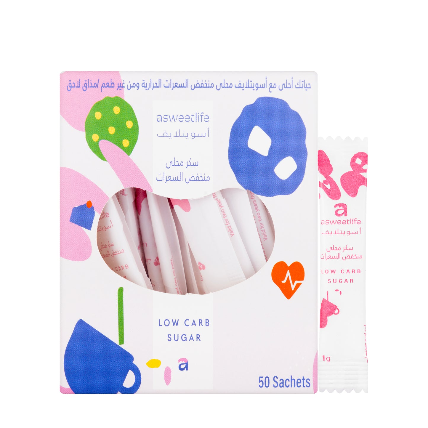 Asweetlife Low Carb Sugar 50 Sachets
