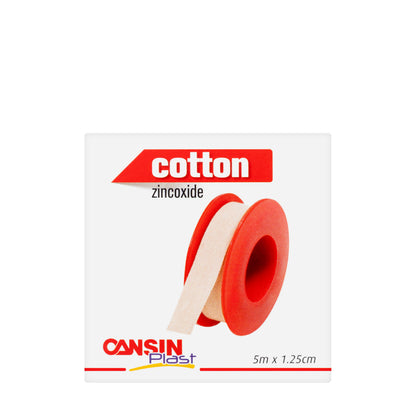 Cansinplast Cotton Adhesive Tape 5 m × 1.25 cm