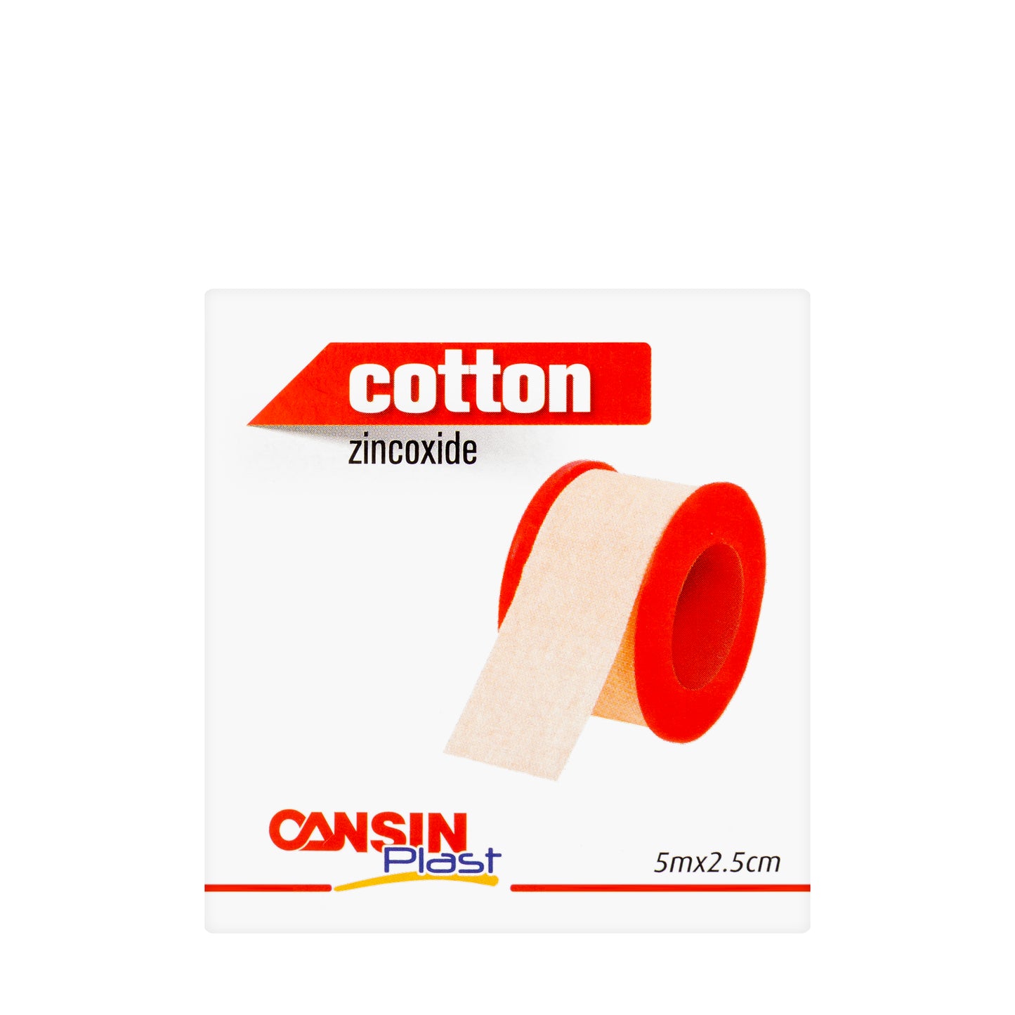 Cansinplast Cotton Adhesive Tape 5 m × 2.5 cm