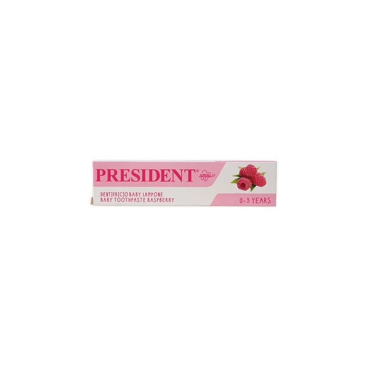 President Baby 0-3 Years Raspberry ToothPaste 30ml