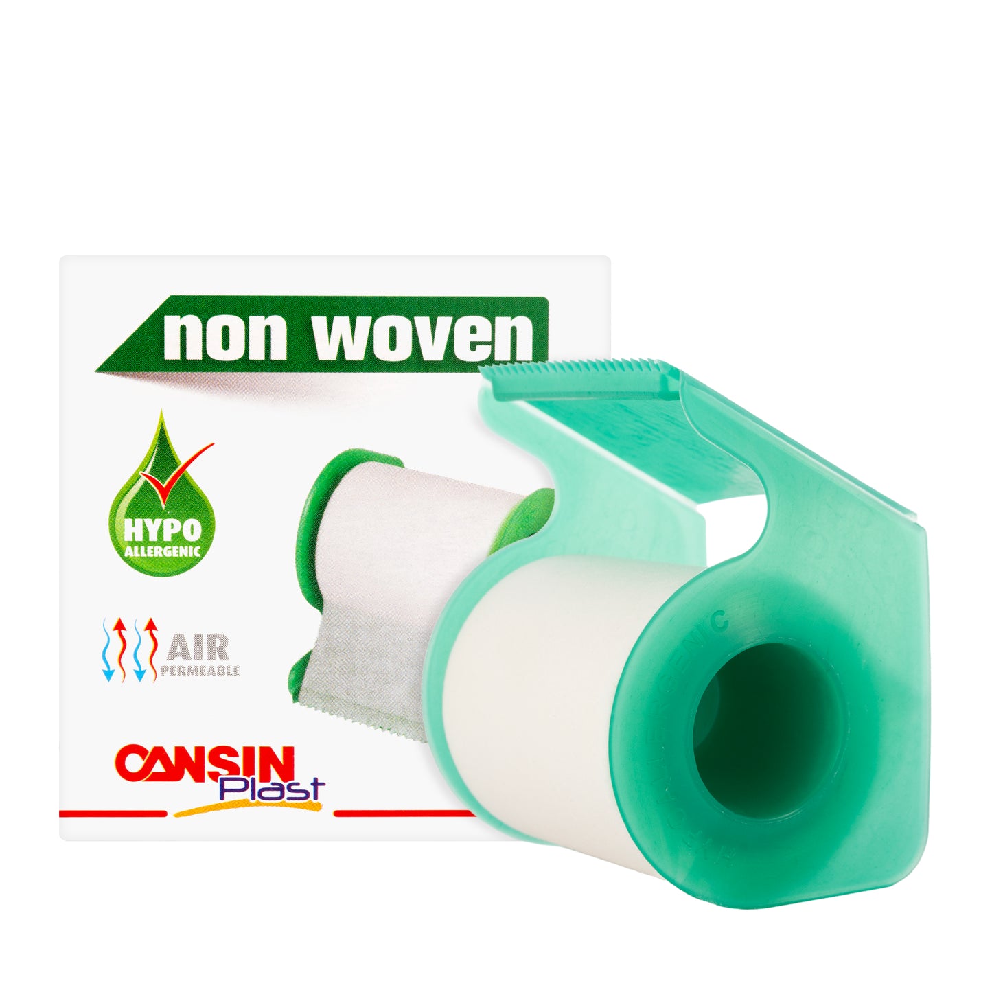 Cansinplast Non‑Woven Adhesive Dressing 5 m × 5 cm