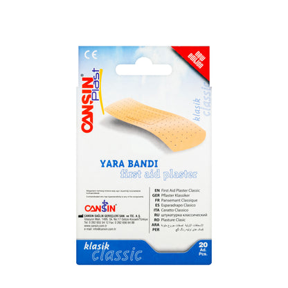 Cansinplast First Aid Classic Plasters 20 Pieces