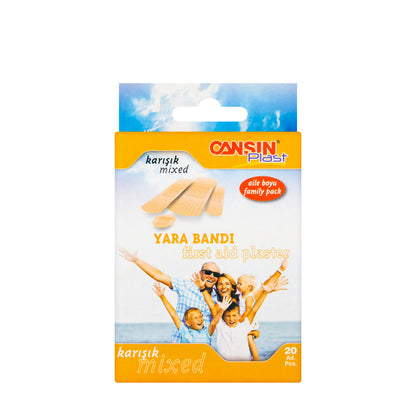 Cansinplast First Aid Mixed Plasters 20 Pieces
