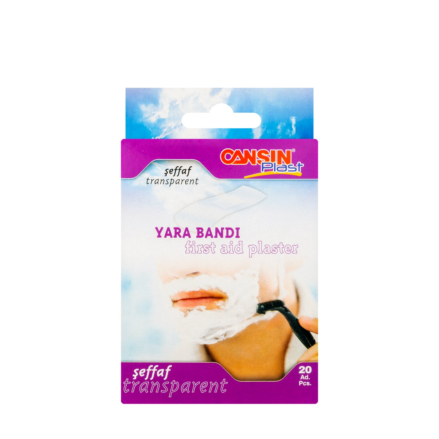 Cansinplast First Aid Transparent Plasters 20 Pieces