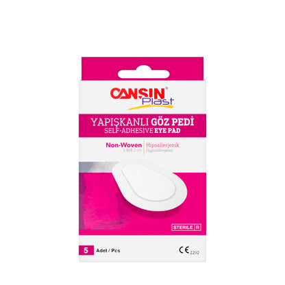 Cansinplast Eye Pad 5.8 × 8.3 cm 5 Pieces