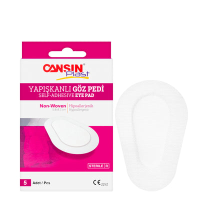 Cansinplast Eye Pad 5.8 × 8.3 cm 5 Pieces