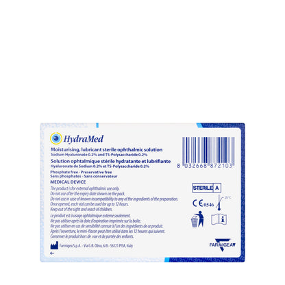 Hydramed Eye Drops Ud 20X0.5Ml