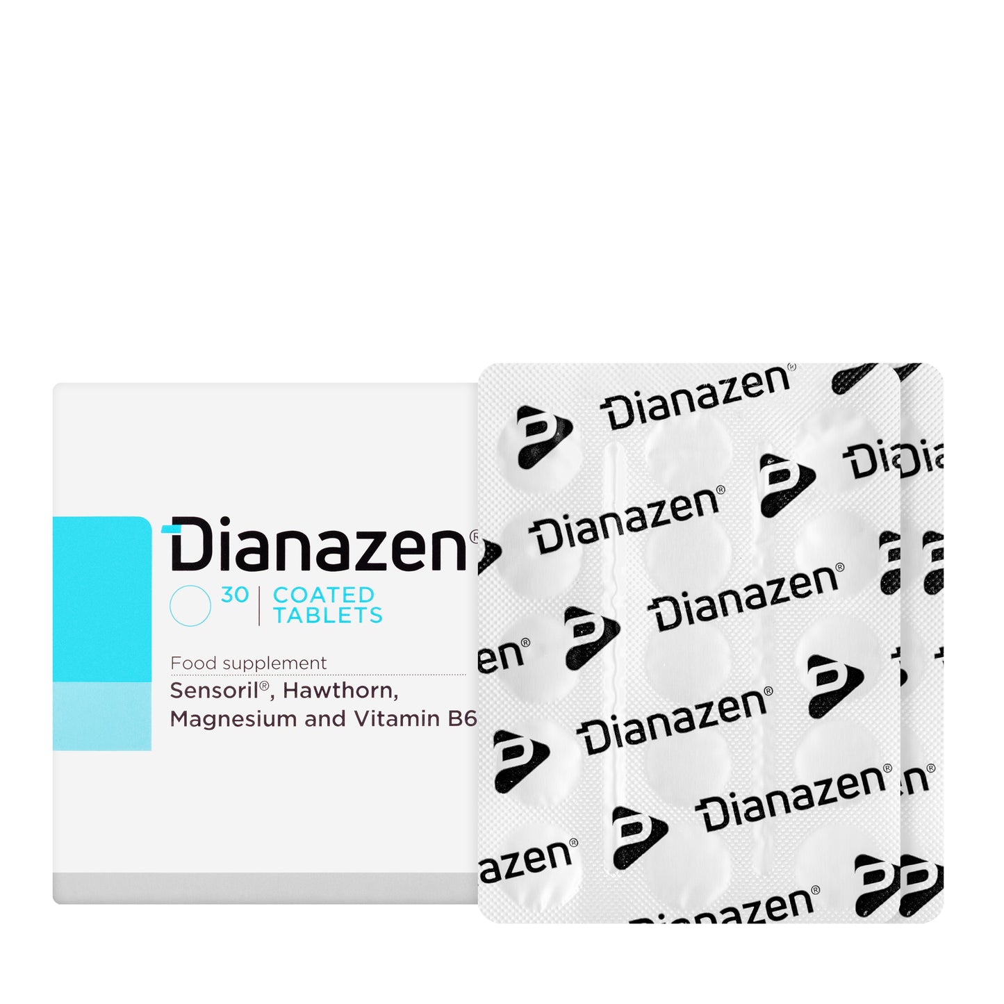 Dianazen Magnesium+Vitamin B6 30 Coated Tablets