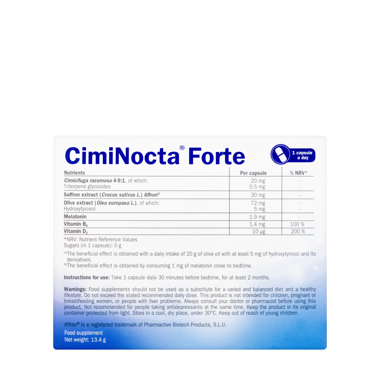 CimiNocta Forte 30 Capsule