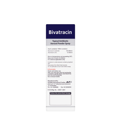 Bivatracin Powder Spray 150Ml