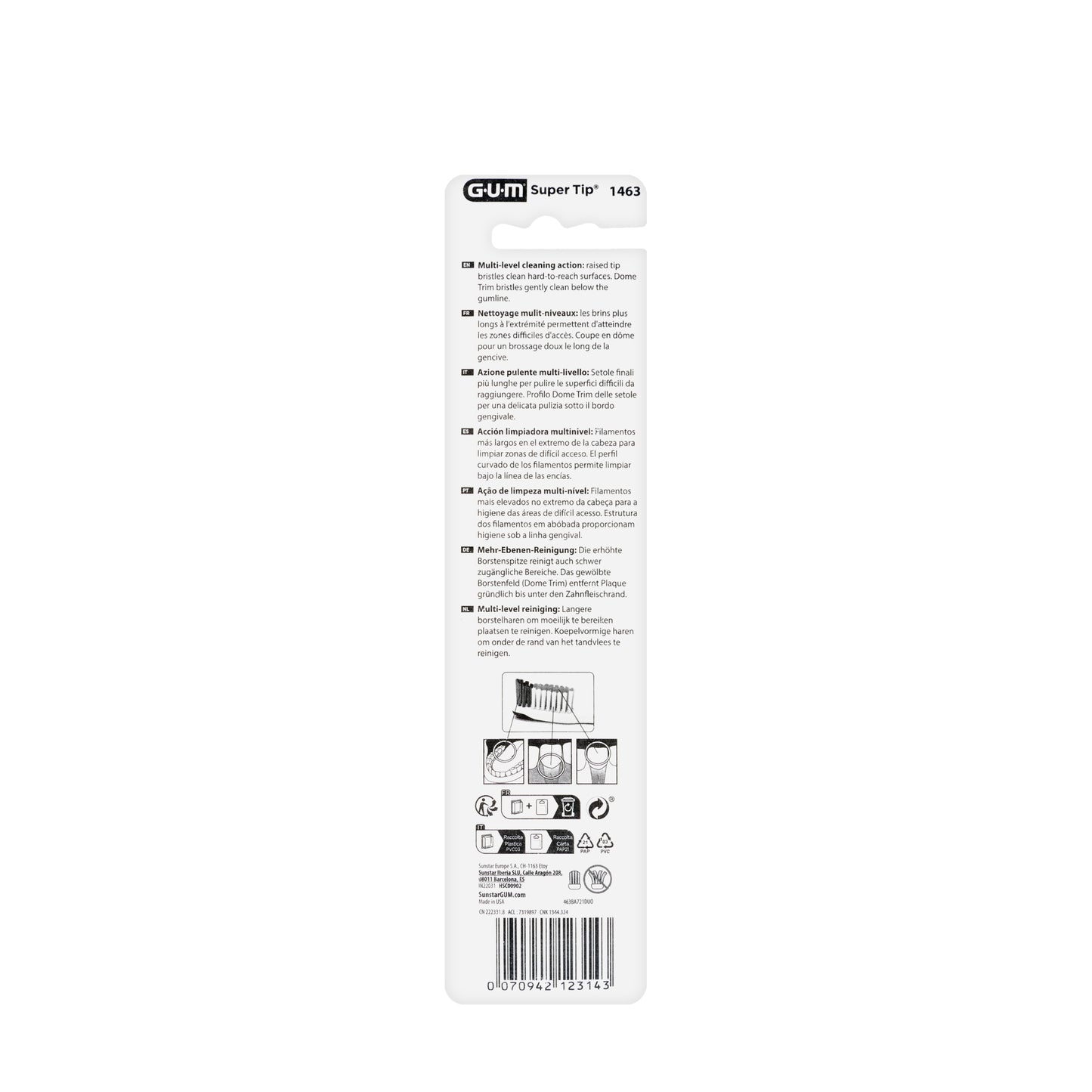 Gum Supertip Compact [Medium] 2 Pieces 1463
