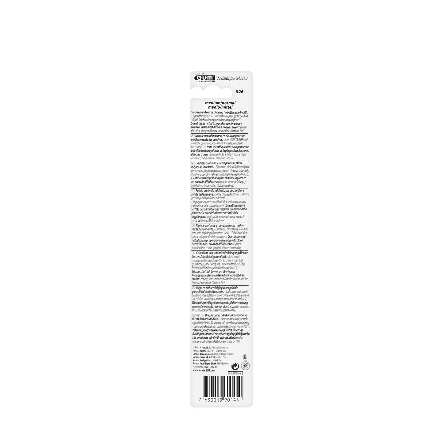 Gum Technique Pro Regular Toothbrush [526/Medium]