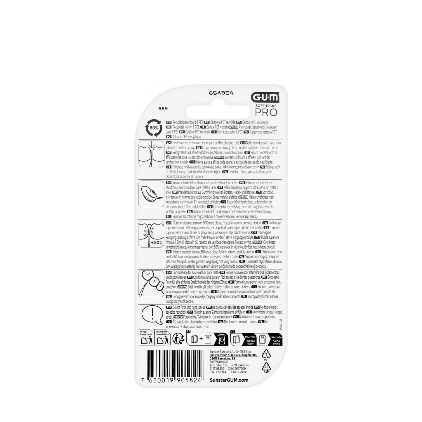 Gum Soft Picks Pro 30 Pieces 689/S
