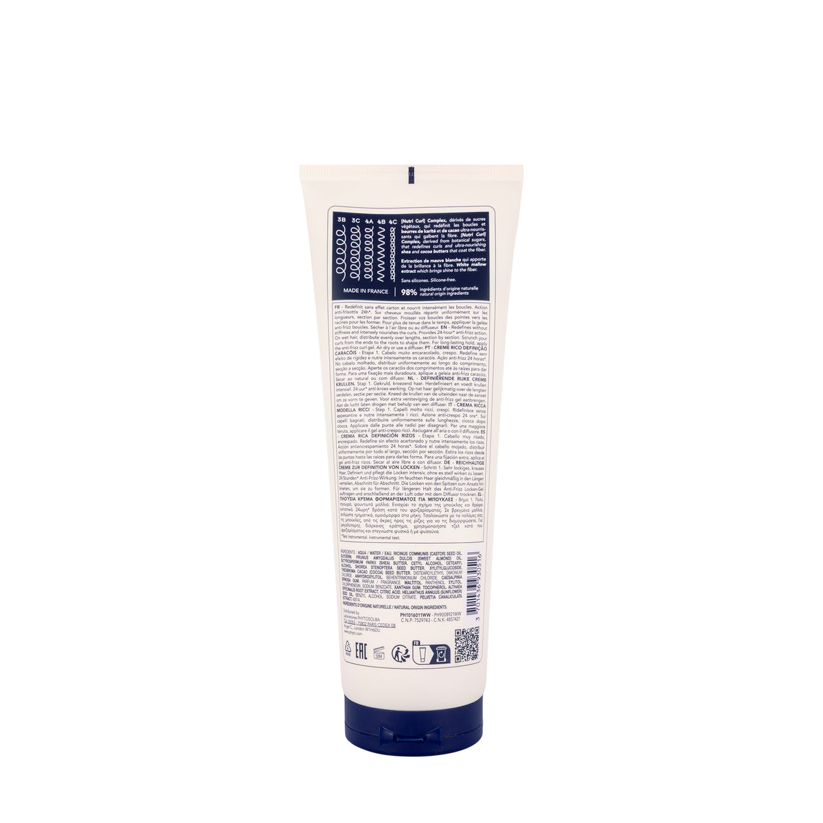 Phyto Intense Curls Definition Rich Cream 250 Ml