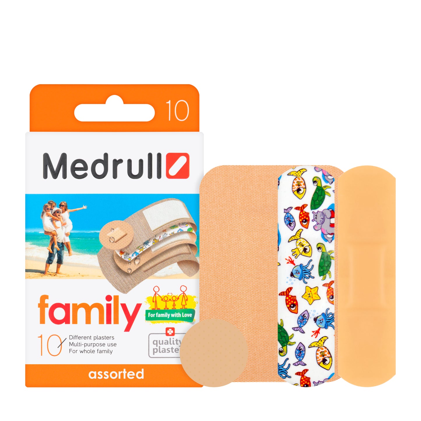 Medrull Family 10 Plasters [Assorted]