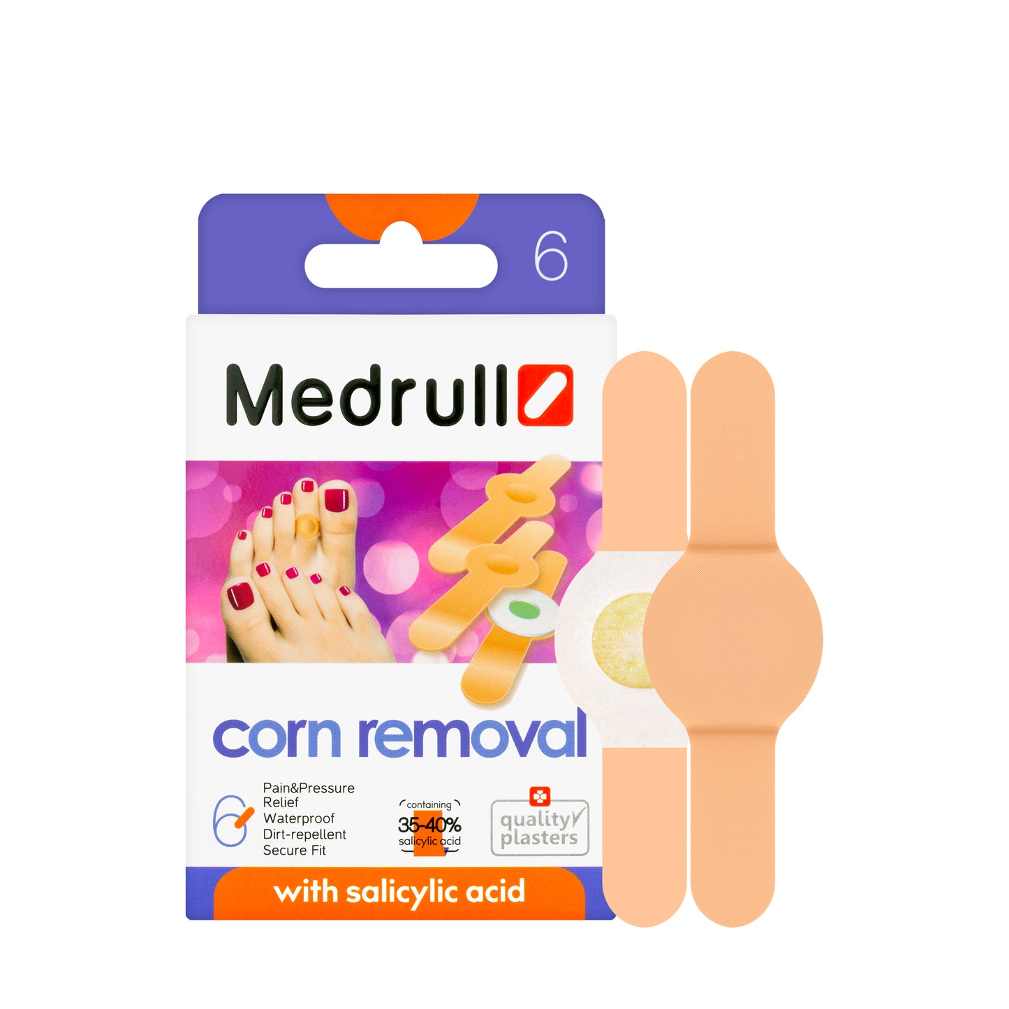 Medrull Corn Removal Plasters 6 Pieces