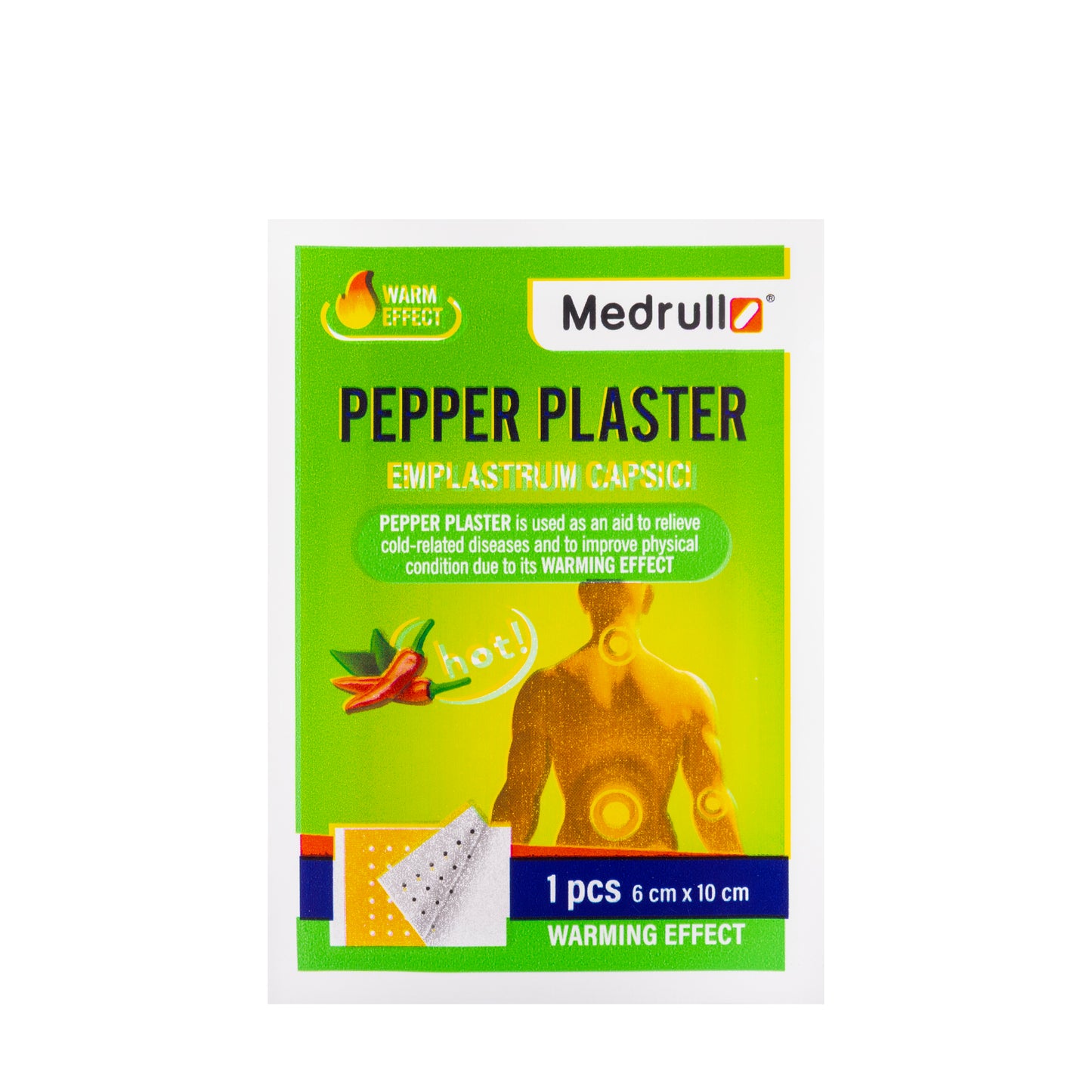 Medrull Pepper Plaster 6X10Cm 1 Piece