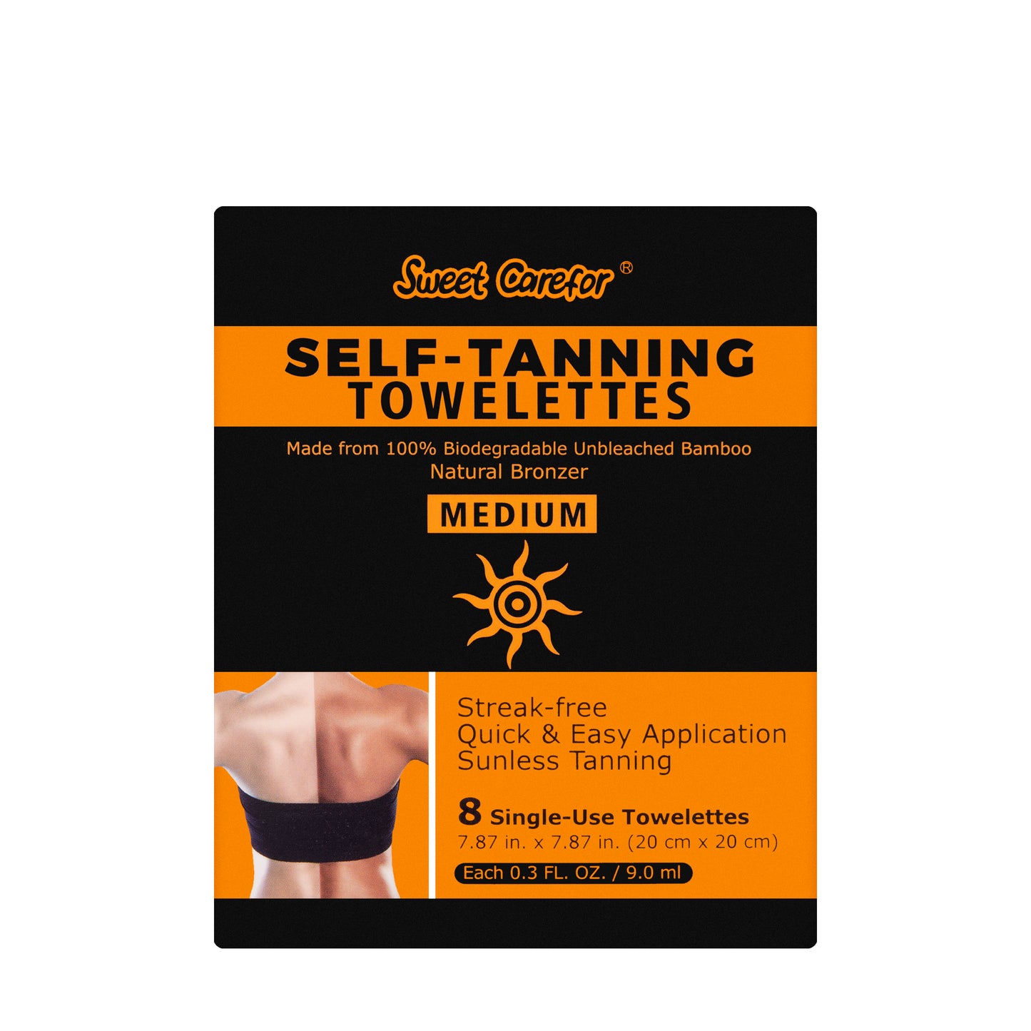 Sweet Carefor Self Tanning Towelettes[Medium]