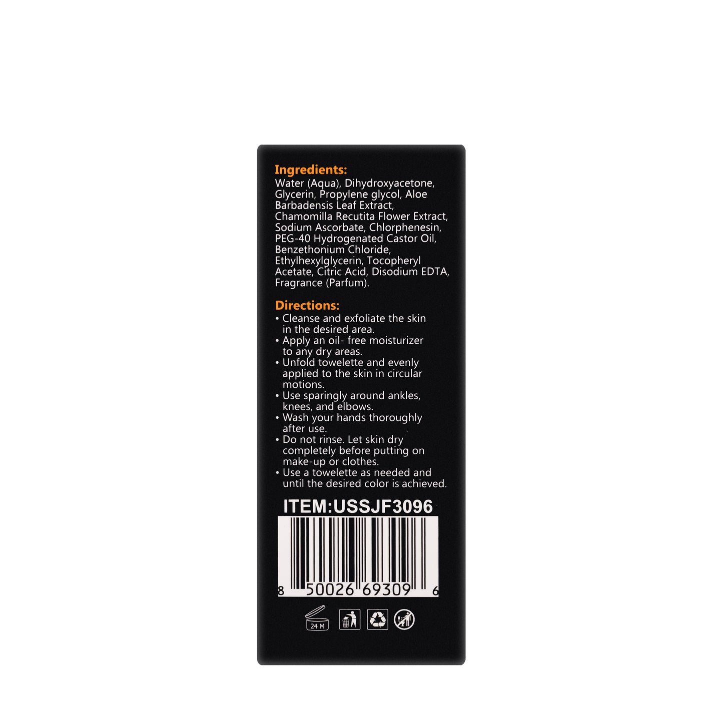 Sweet Carefor Self Tanning Towelettes[Medium]