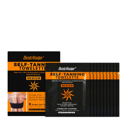 Sweet Carefor Self Tanning Towelettes[Medium]