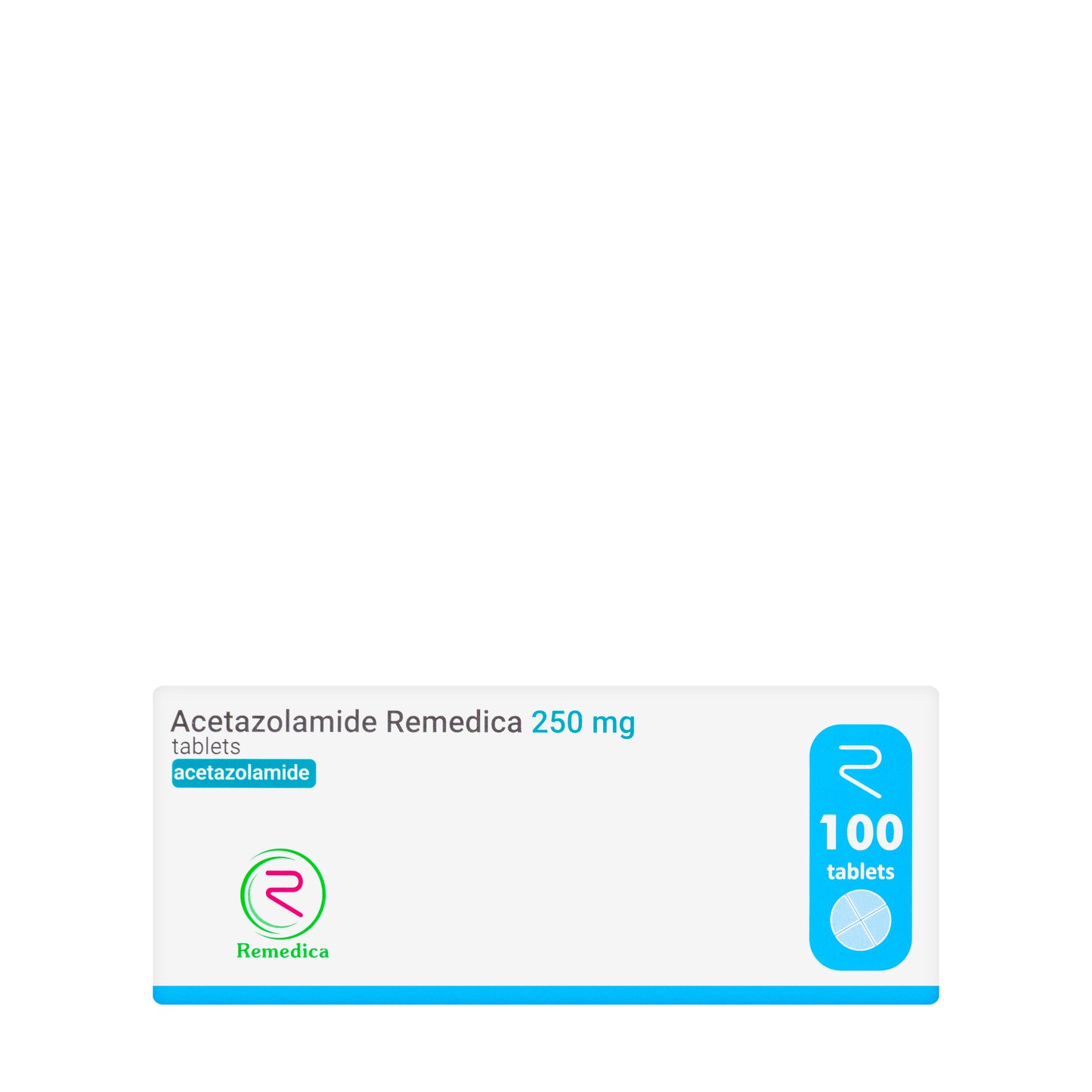 Acetazolamide Remedica 250Mg 100 Tablets