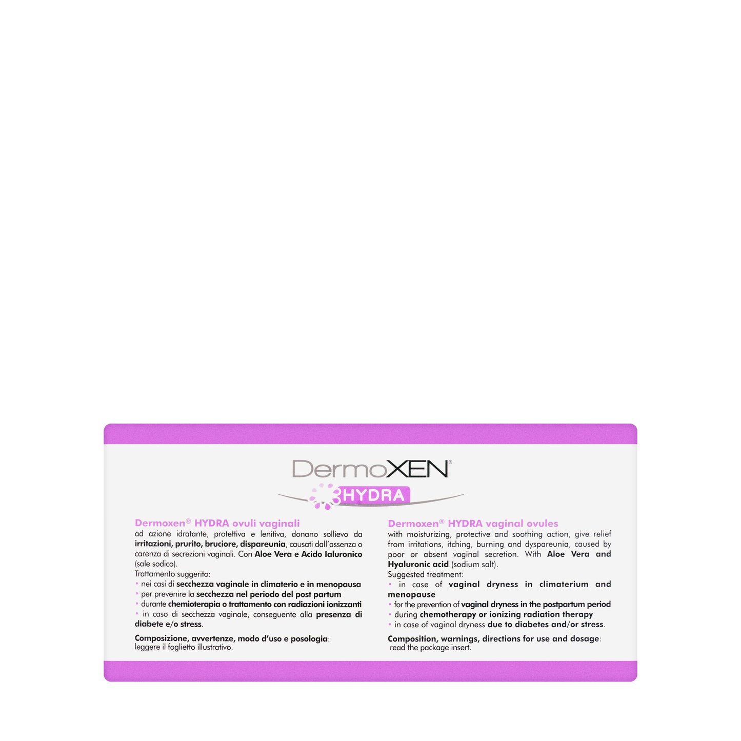 Dermoxen Hydra Vaginal Ovules 7Pieces