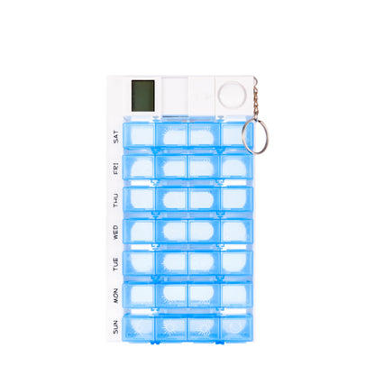 Qwik Doze Pill Box Alarm Pill Organizer [7X4]
