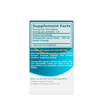 Ashvagandha 250Mg Himalaya 120 Capsule