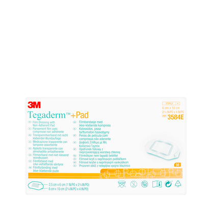 Tegaderm + Pad 6X10Cm 50Pieces