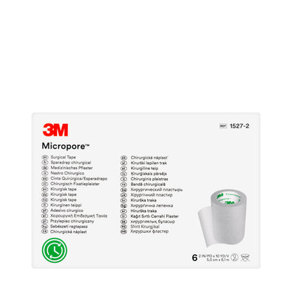 3M Transpore Surgical Tape 5Cmx9.1M 6Pieces