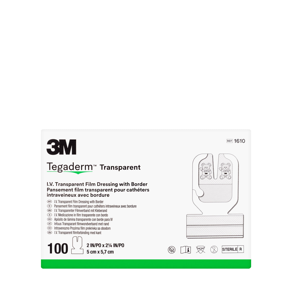 Tegaderm Film 5X5.7Cm 100Pieces