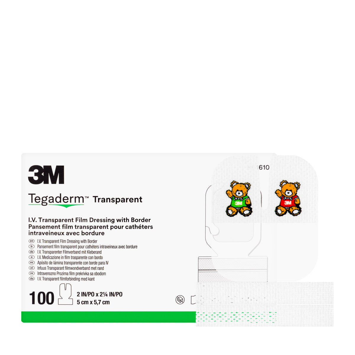 Tegaderm Film 5X5.7Cm 100Pieces