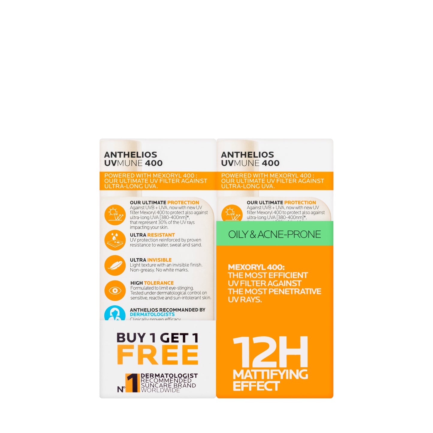 Laroch Anthelios Spf50+ Oil Control Fluid 50 Ml 1+1 Offer