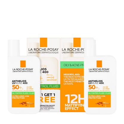 Laroch Anthelios Spf50+ Oil Control Fluid 50 Ml 1+1 Offer