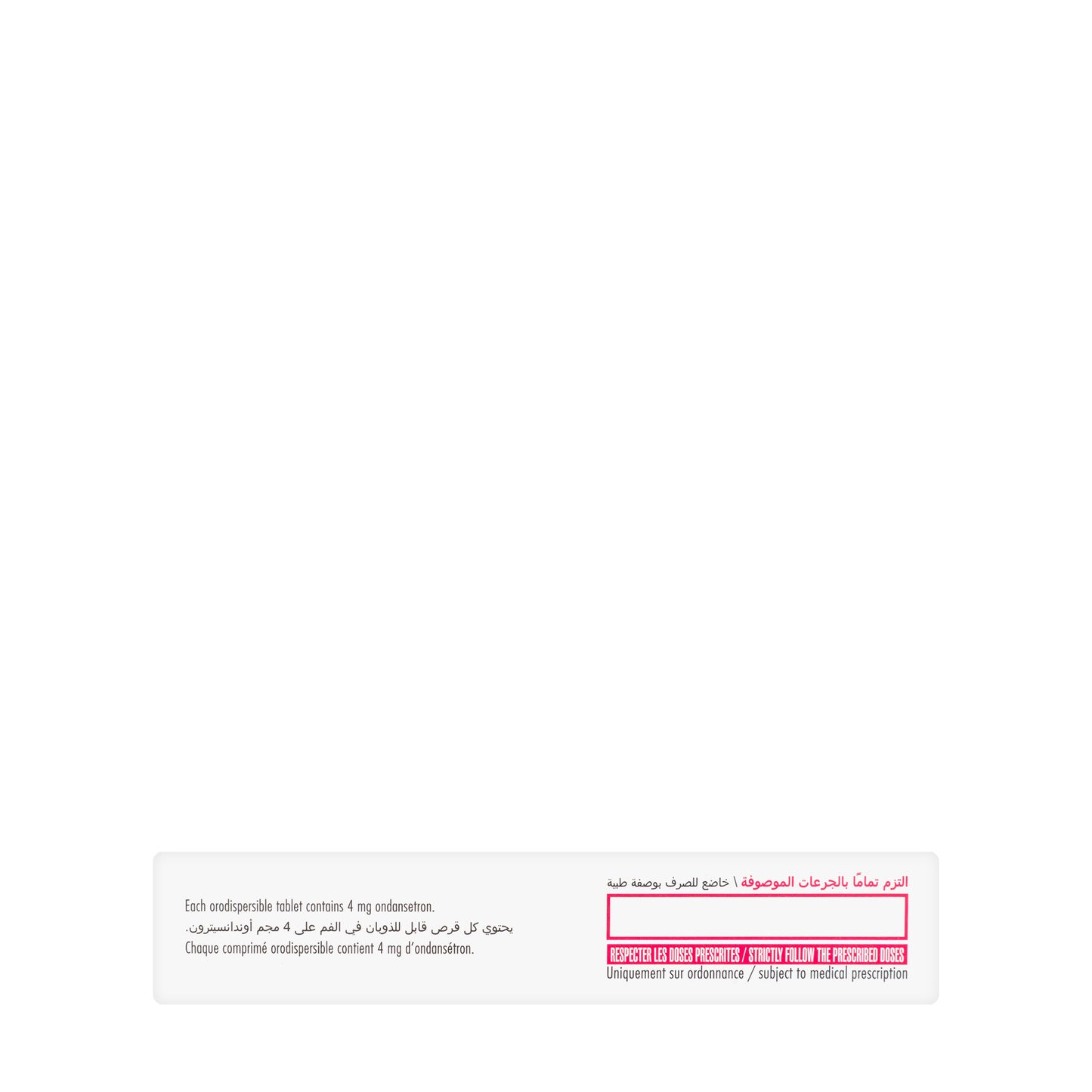 Onda-Denk 4Mg Oral Dispersible Tablet 30 Tablets