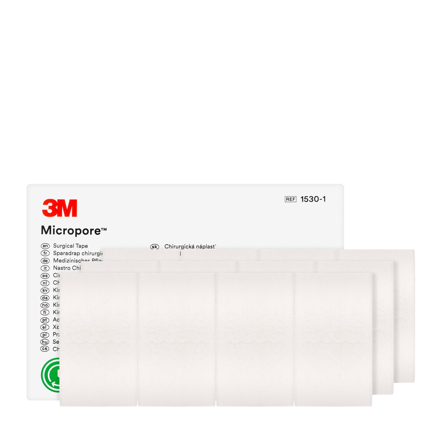 3M Micropore Surgical Tape 2.5Cmx9.1M 12Pieces