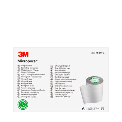 3M Micropore Surgical Tape 5Cmx9.1M 6Pieces