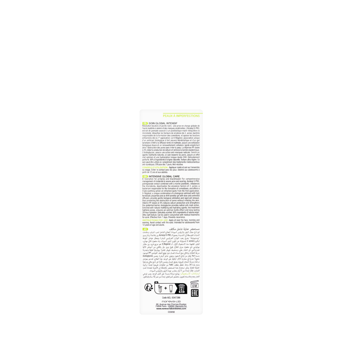 Noreva Exfoliac Global X-Pro 30 ml