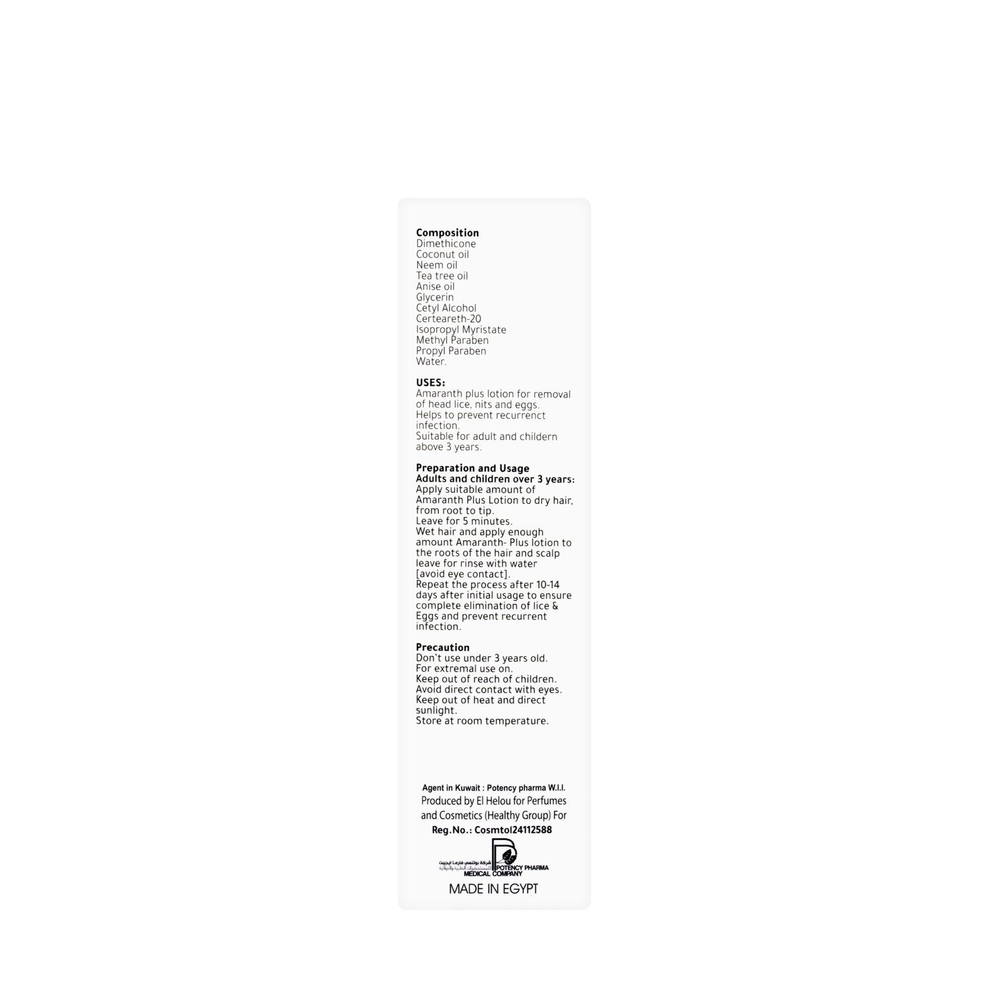 Amaranth Plus Hair Lotion 120 ml
