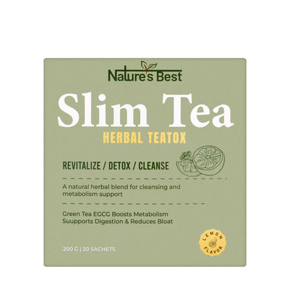 Natures Best Slim Tea Herbal Teatox 20 Sachets