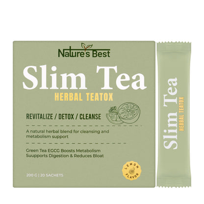 Natures Best Slim Tea Herbal Teatox 20 Sachets