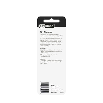 Ezy Dose Pill Planner Weekly 67005