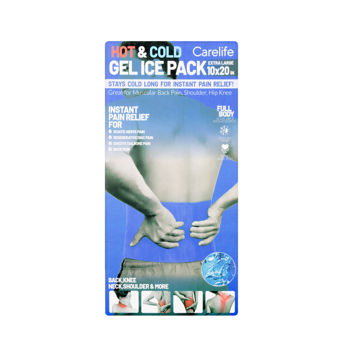 Carelife Hot and Cold Gel Ice Pack Extra Large