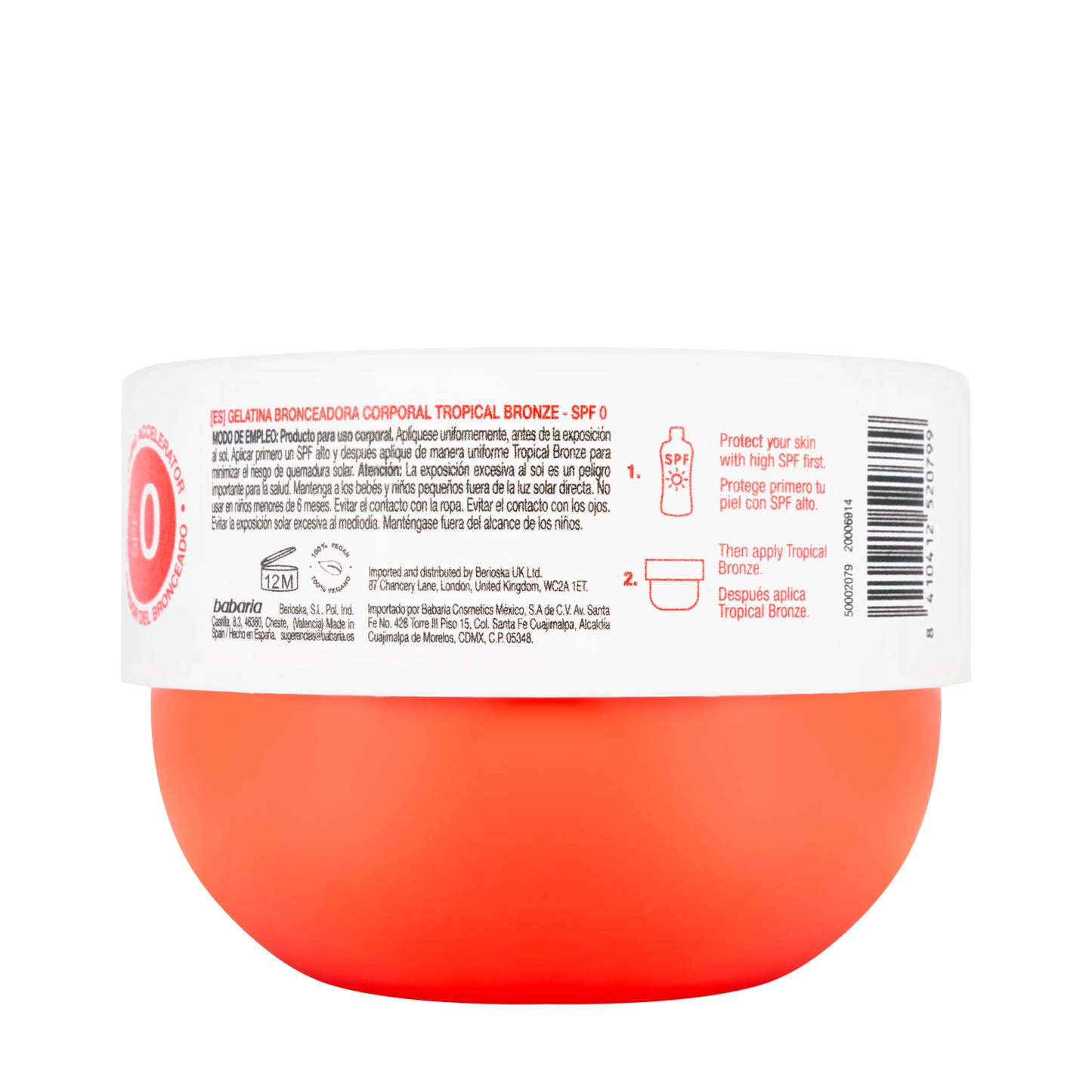 Babaria Tanning Jelly SPF 0 Tropical Bronze 300 ml