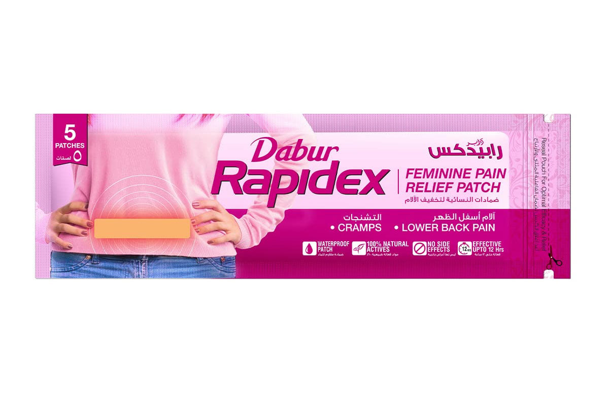 Dabur Rapidex Feminine Pain Relief Patch 5 Pieces