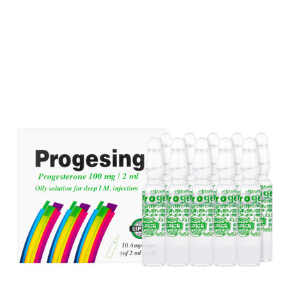 Progesing Injection 100 mg/2 ml 10 Ampoules