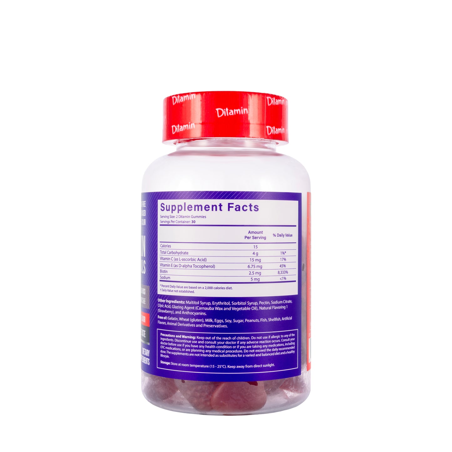 Ditamin Hair Skin and Nails 60 Gummies