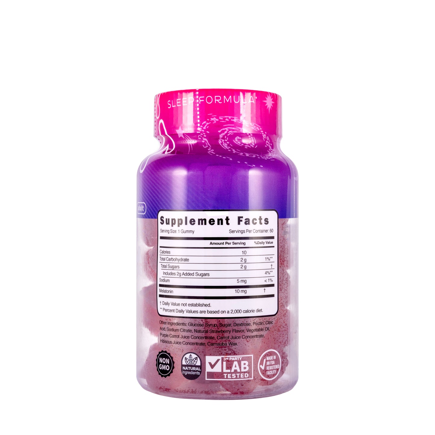Hub Nutrition Sleep Formula 60 Gummies Adult