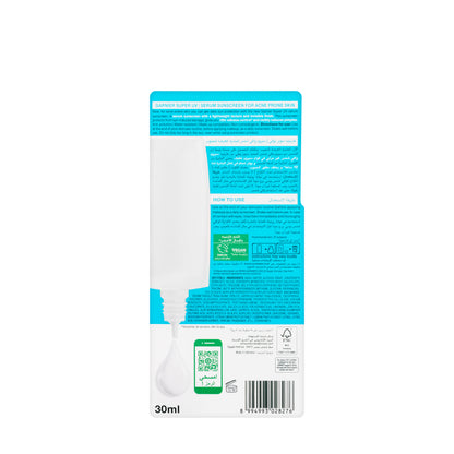 Garnier Super UV Serum Salicylic BHA SPF 50+ 30 ml